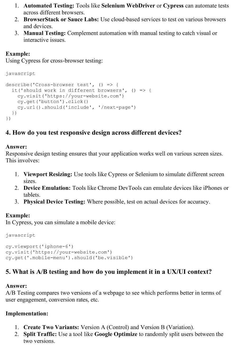 6 PDFs containing ALL Types of Most Asked Interview Q&A (Scenario-Based ...