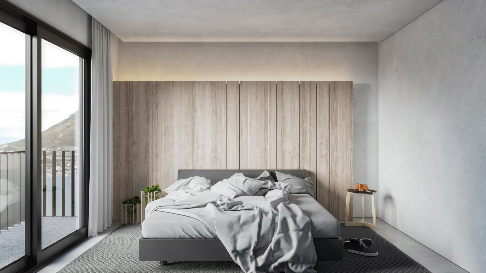 Luxury Minimal Bedroom Sketchup Model - Architecture Inspirations