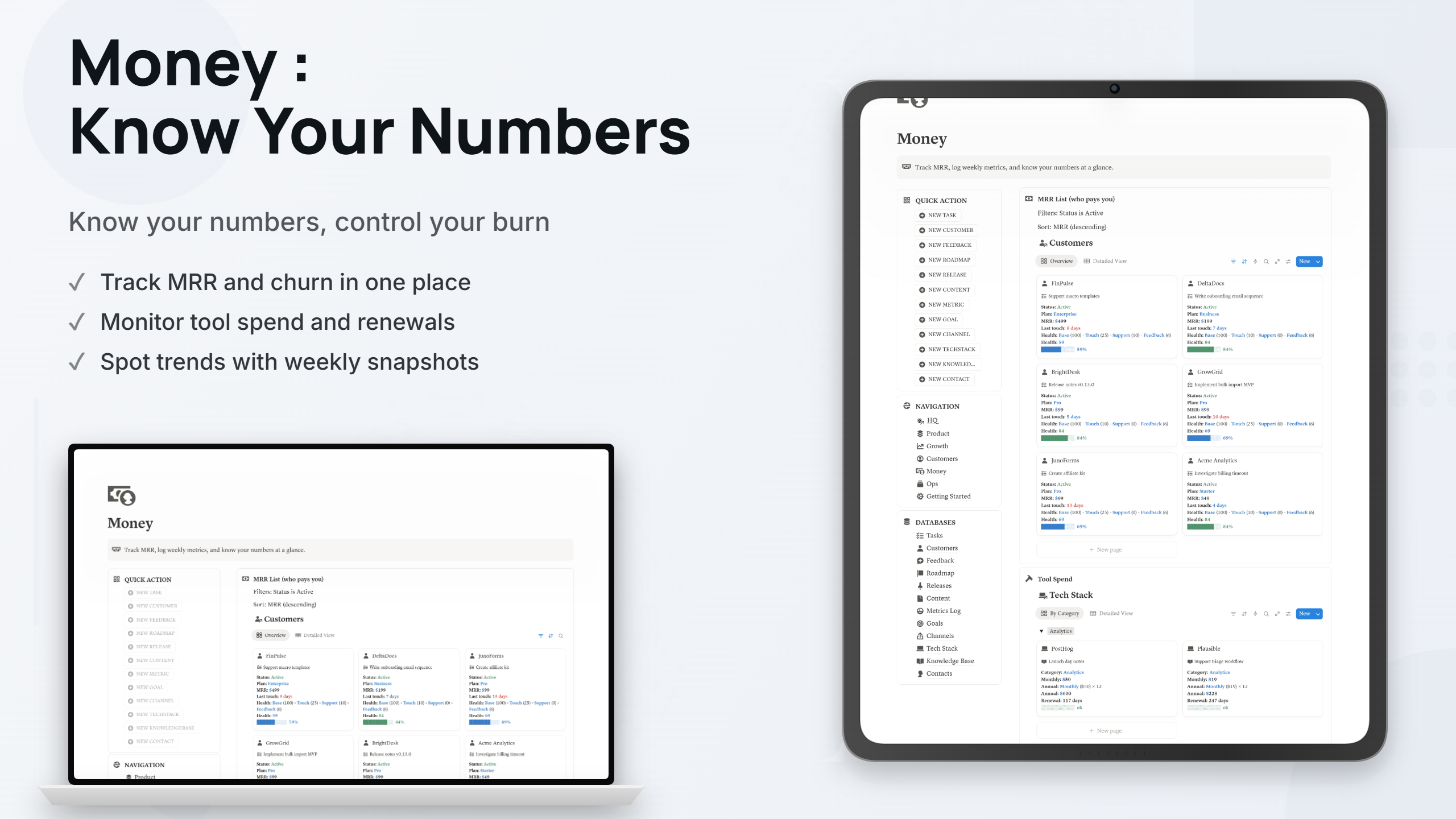SaaS Founder OS - For Indie Hackers & Solo SaaS - view 4