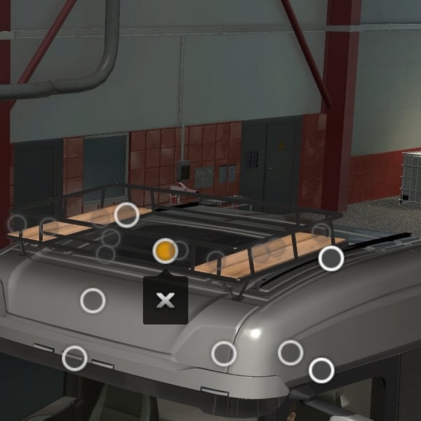 *[rack tuning part] Scania NG roof rack for aircondition with wood decor by WC007 D3SIGN