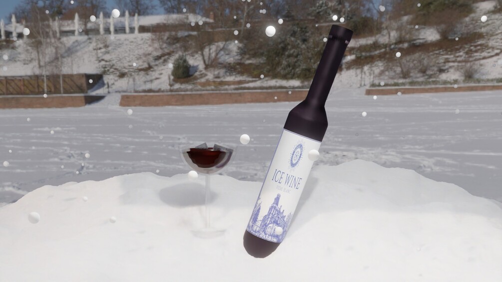 Ice wine and ice commercial in Blender Chinese tutorial冰酒广告Blender中文教程