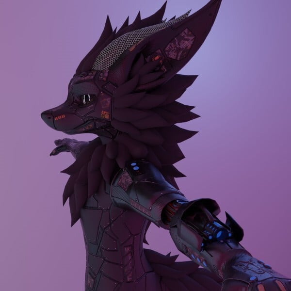Nardodragon Cyber Texture and Cybernetic Arm