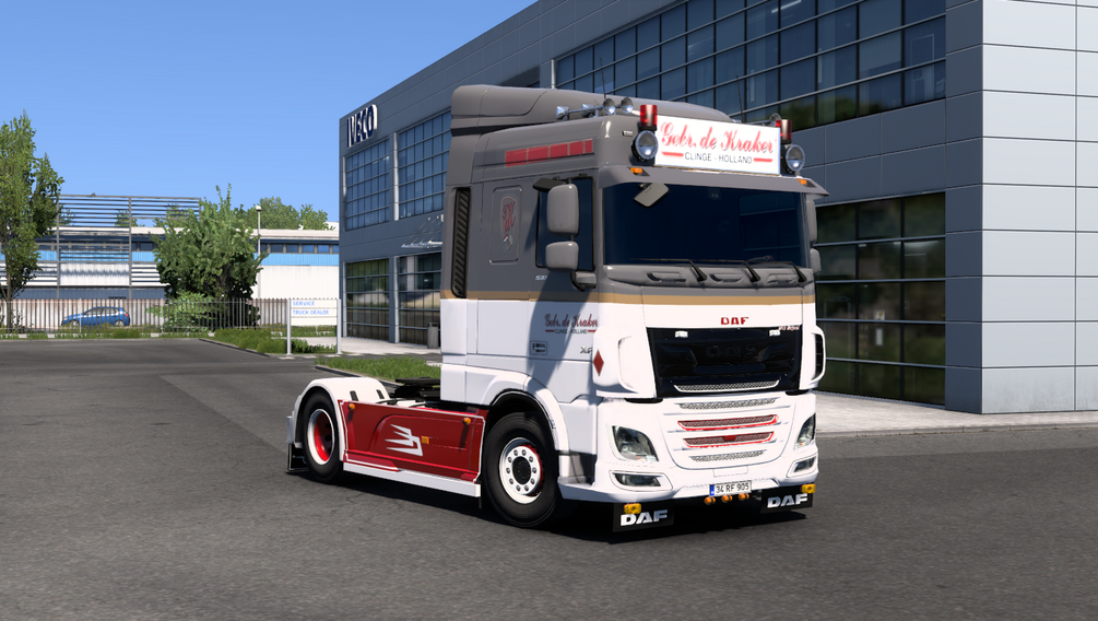 ( ETS2 ) Skin DAF 106 Gebr De Kraker by Delak Garage 🧰⚒️🇫🇷
