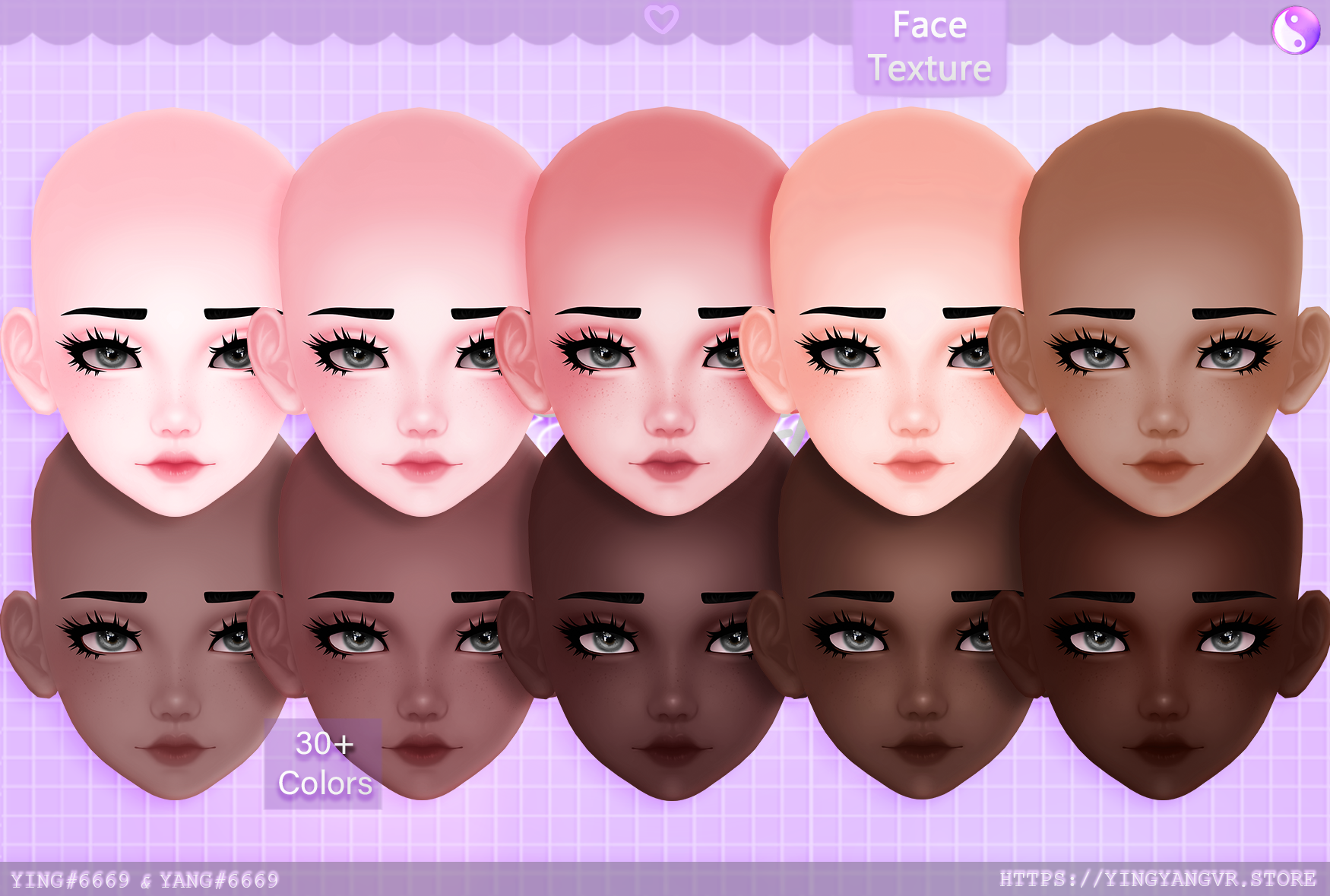 Heart Eyes Texture Pack (Savi Head)