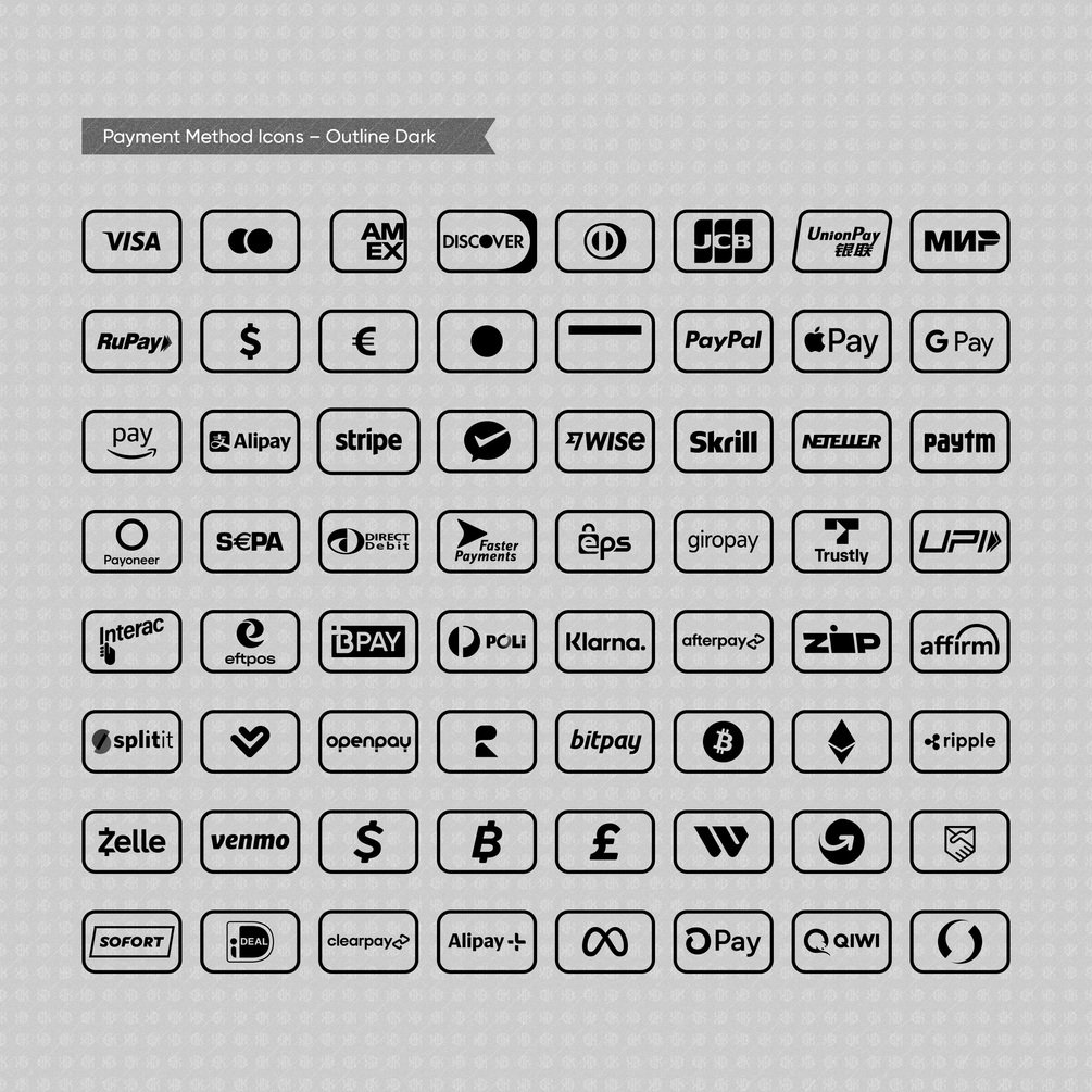 18 Credit Card, Debit Card and Payment Icons [Freebie] — Smashing Magazine