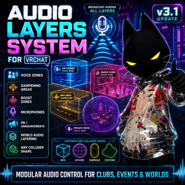 VRChat World Audio Layers & Zones preview