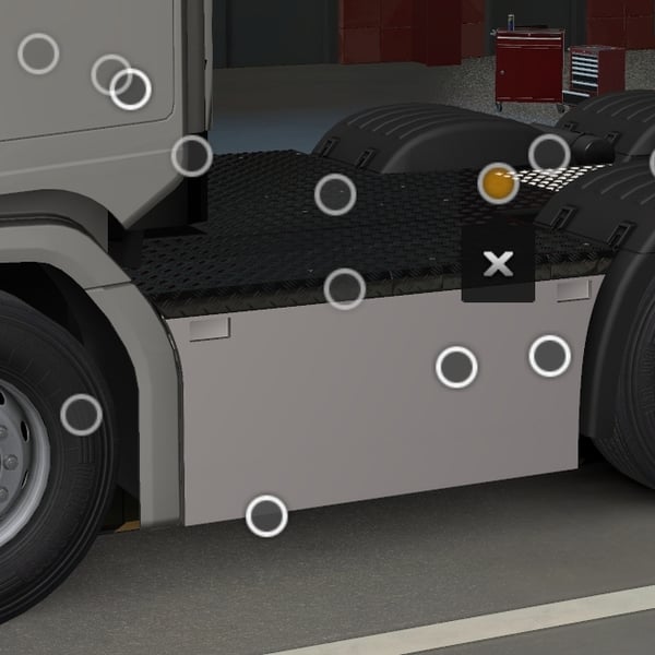 ; [chassis cover tuning part] Scania NG Geers chassi cover by WC007 D3SIGN