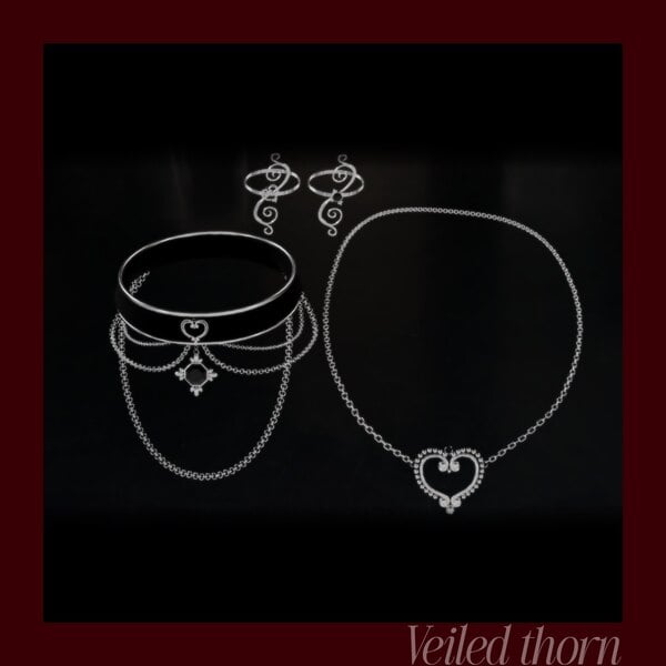 Gothic heart set