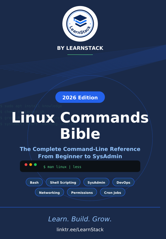 Linux Commands Bible 2026 Edition – Complete Command-Line Handbook by LearnStack preview image 2
