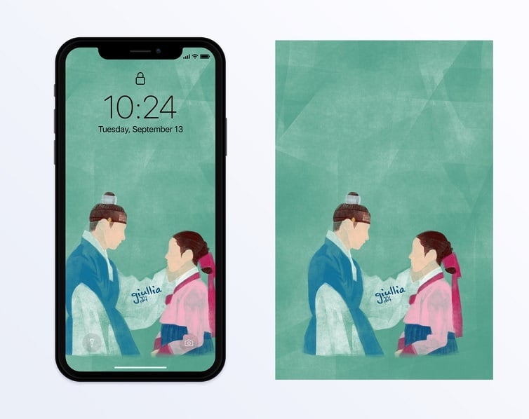 The red sleeve Wallpaper 04