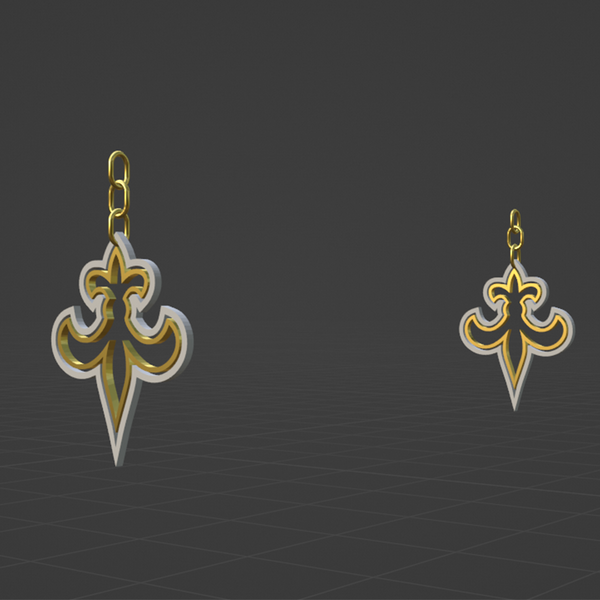 Short Chain Earrings
