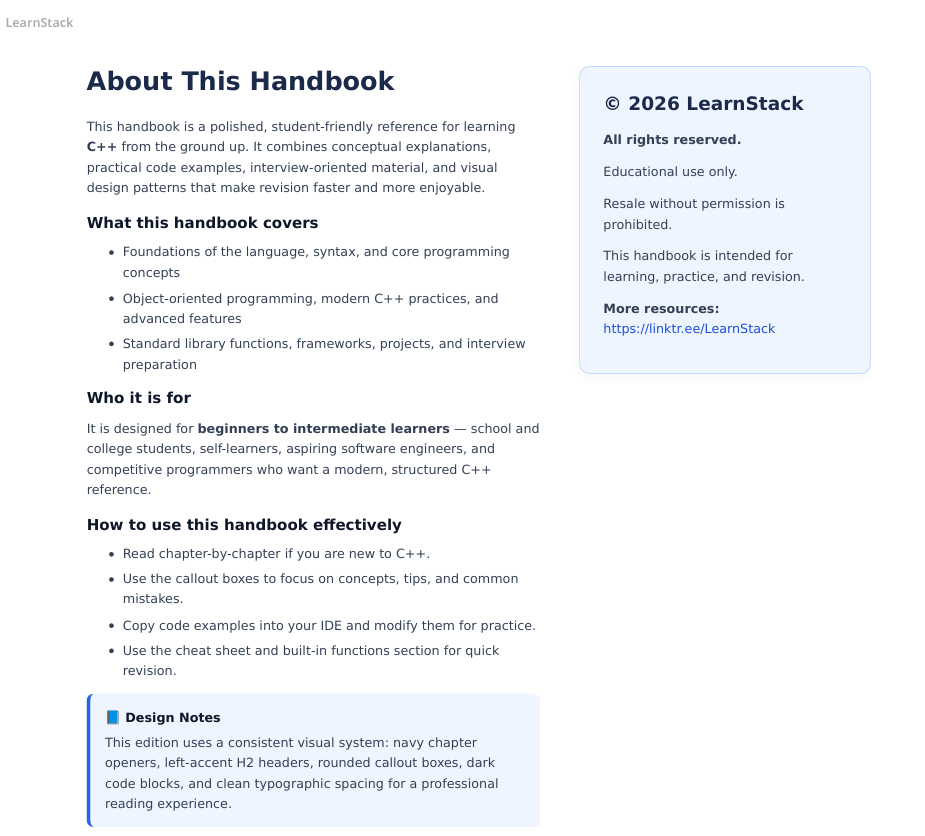 C++ HandBook preview image 13