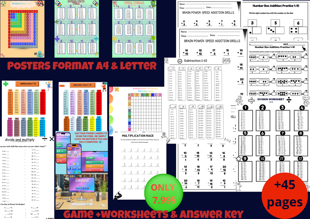 The Ultimate Math Operations Bundle | 45+ Resources: Addition ...
