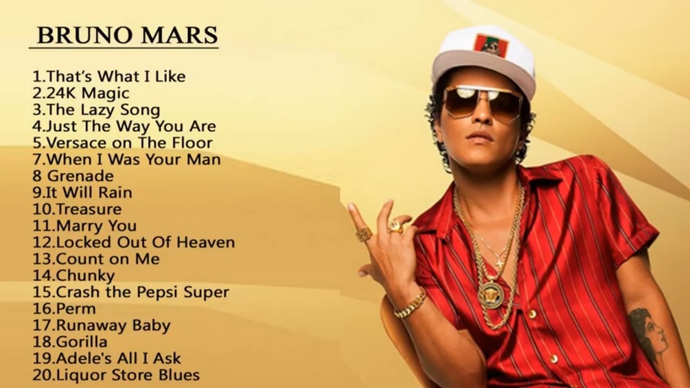 BRUNO MARS GREATEST HITS