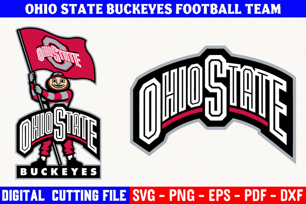 ohio state football logo vector