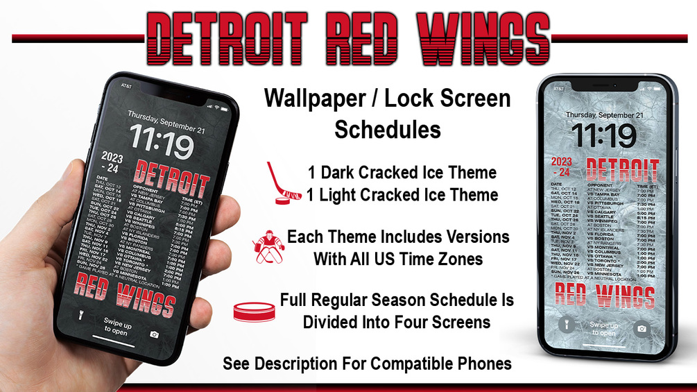 Detroit Red Wings 2024 Box Calendar