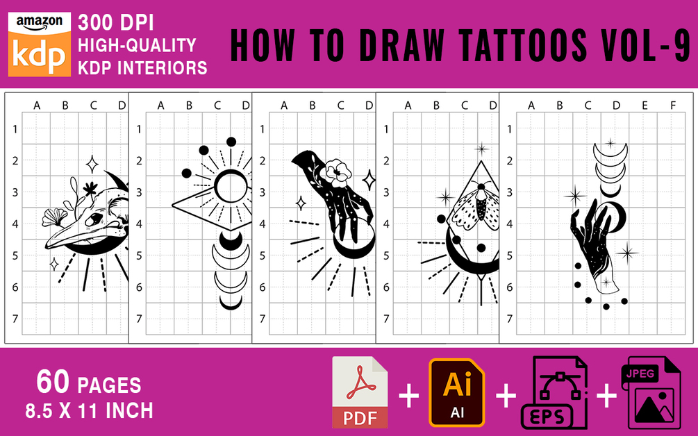 How To Draw Tattoos Vol 9   6dje84hvyj93uziw479dvjf5sjlf