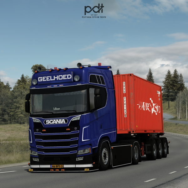 Scania S450 + Trailer "Geelhoed" by PlatinumDesignTruck