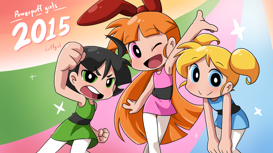 Every Year Challenge : The Powerpuff Girls 2015 [PSD]