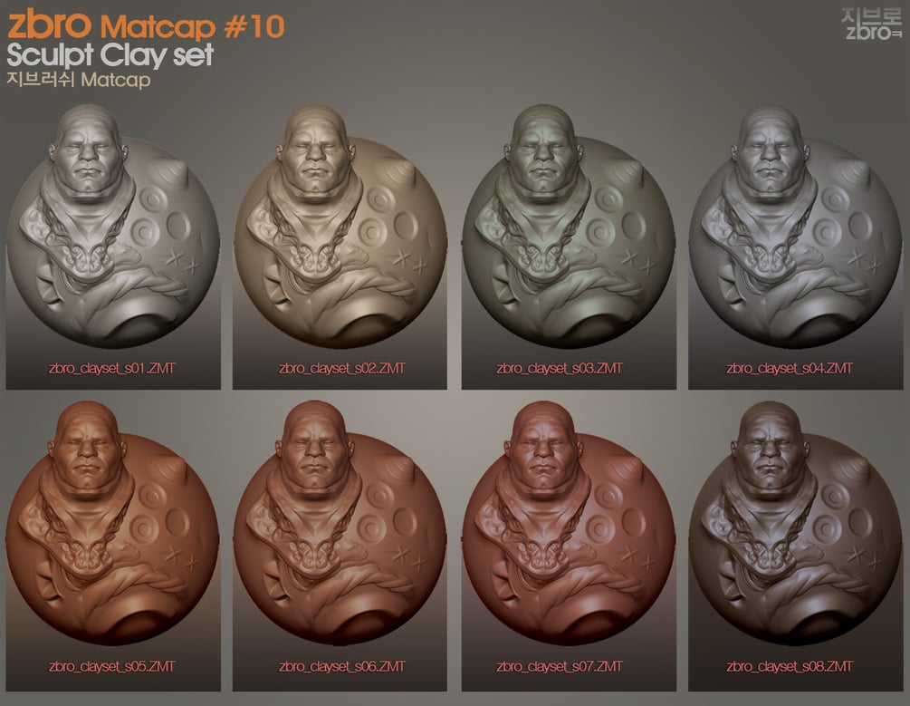 gumroad rendering in zbrush bonus matcap by michael vicente