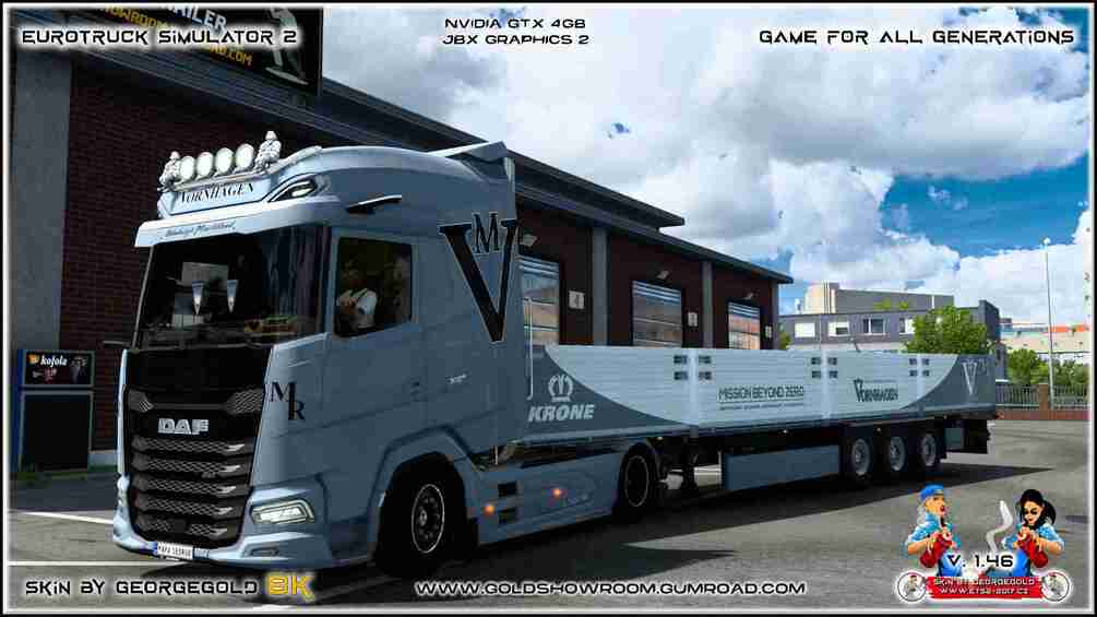 ETS 2 Skin Combo DAF XG+ Vornhagen by GOLDSHOWROOM