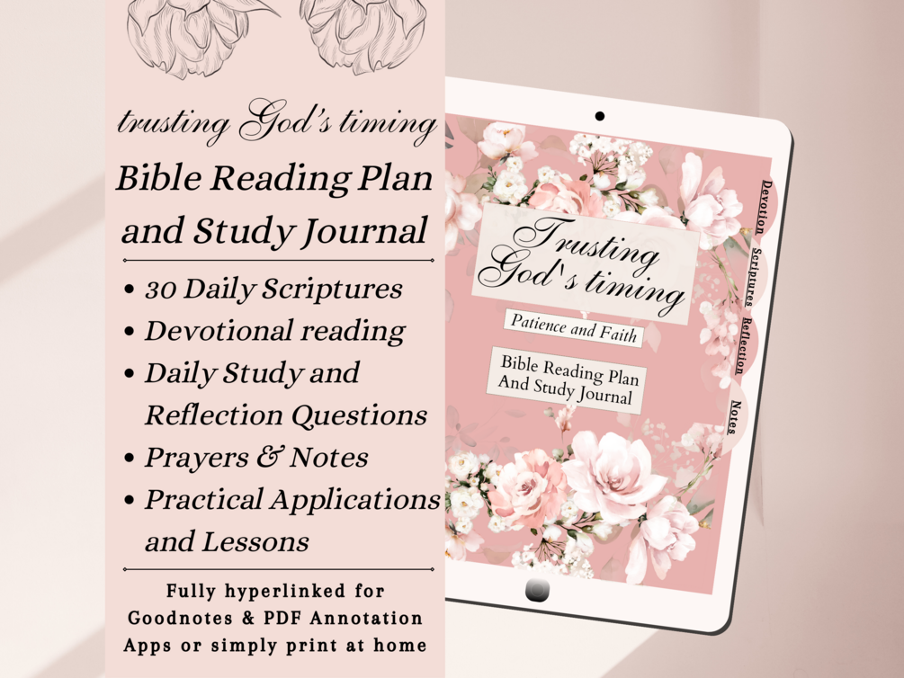30 Day Bible Reading Plan And Study Journal - His Timing