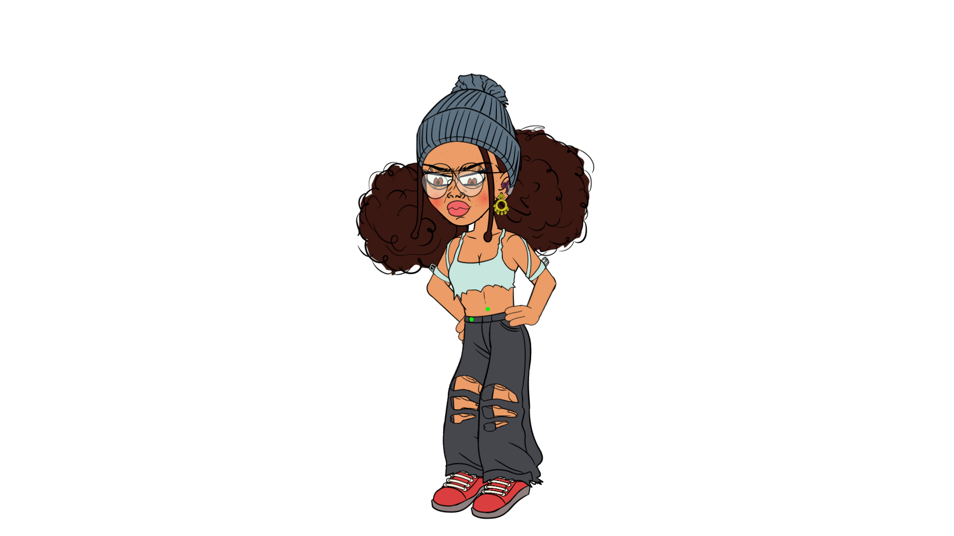 Gloria CH Puppet (Adobe Character Animator puppet)