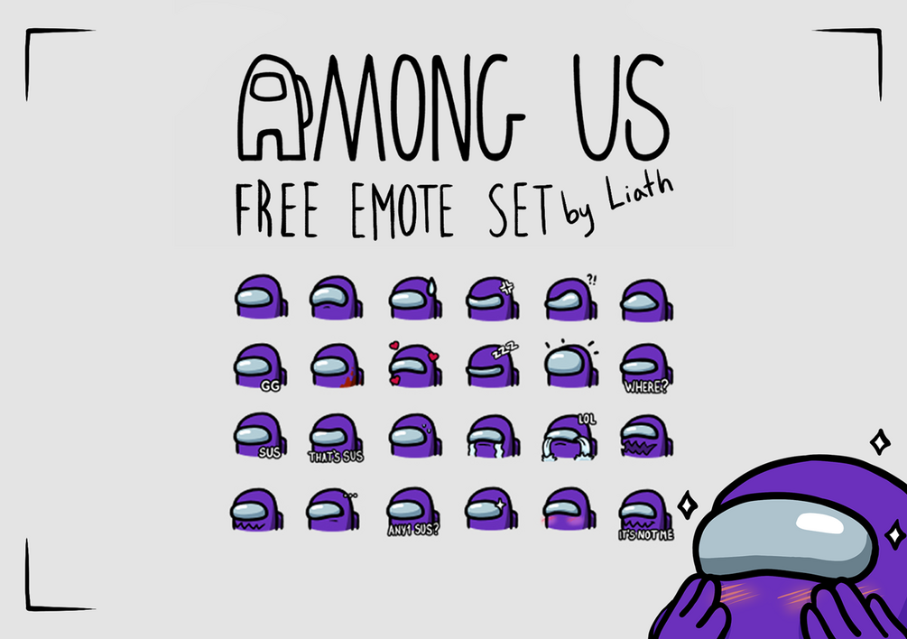 Among Us Us Emotes 