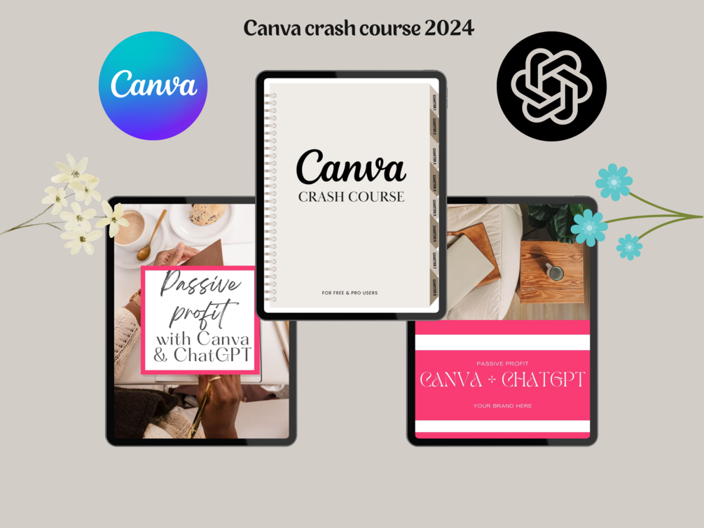 Chatgpt + Canva Course for Passive Income
