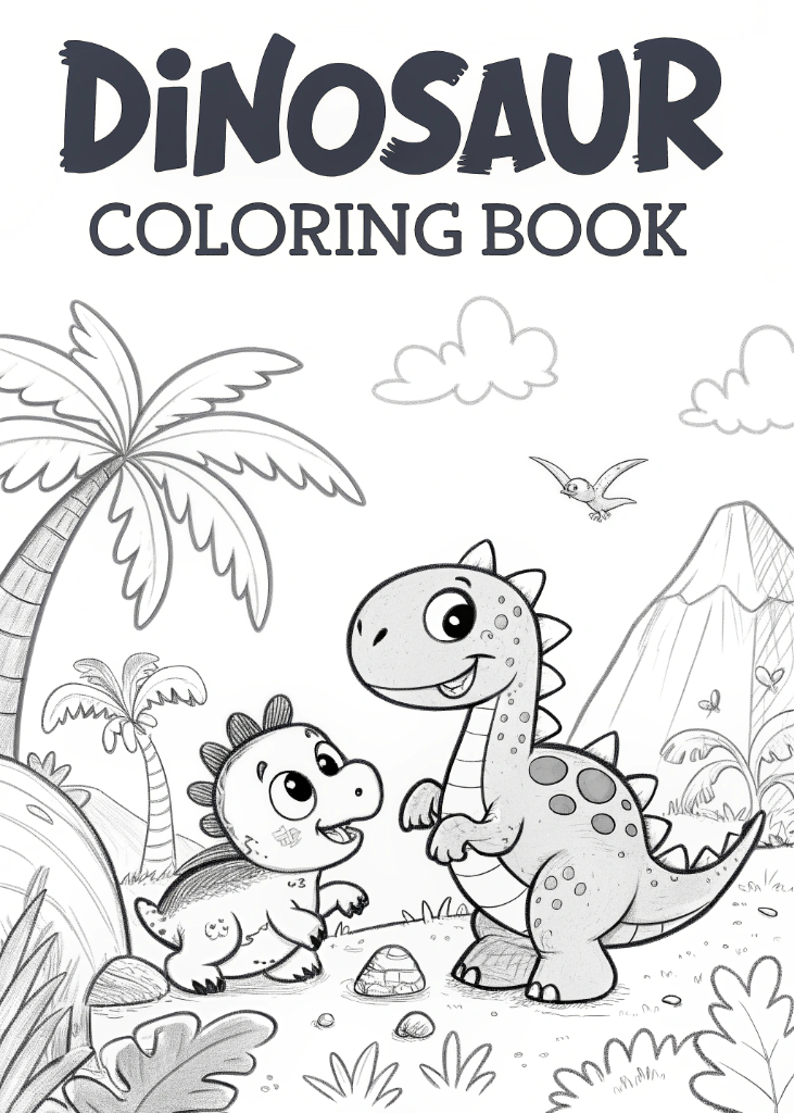 Amazing Dinosaurs Coloring Book