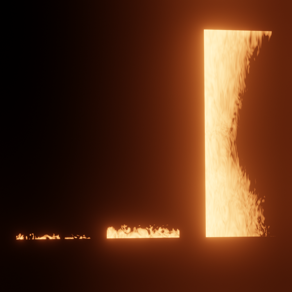 3 Animated Procedural Fire Shaders