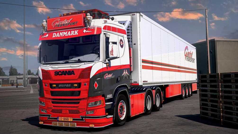 ETS2 Scania R660 DANMARK by Ets2mods.