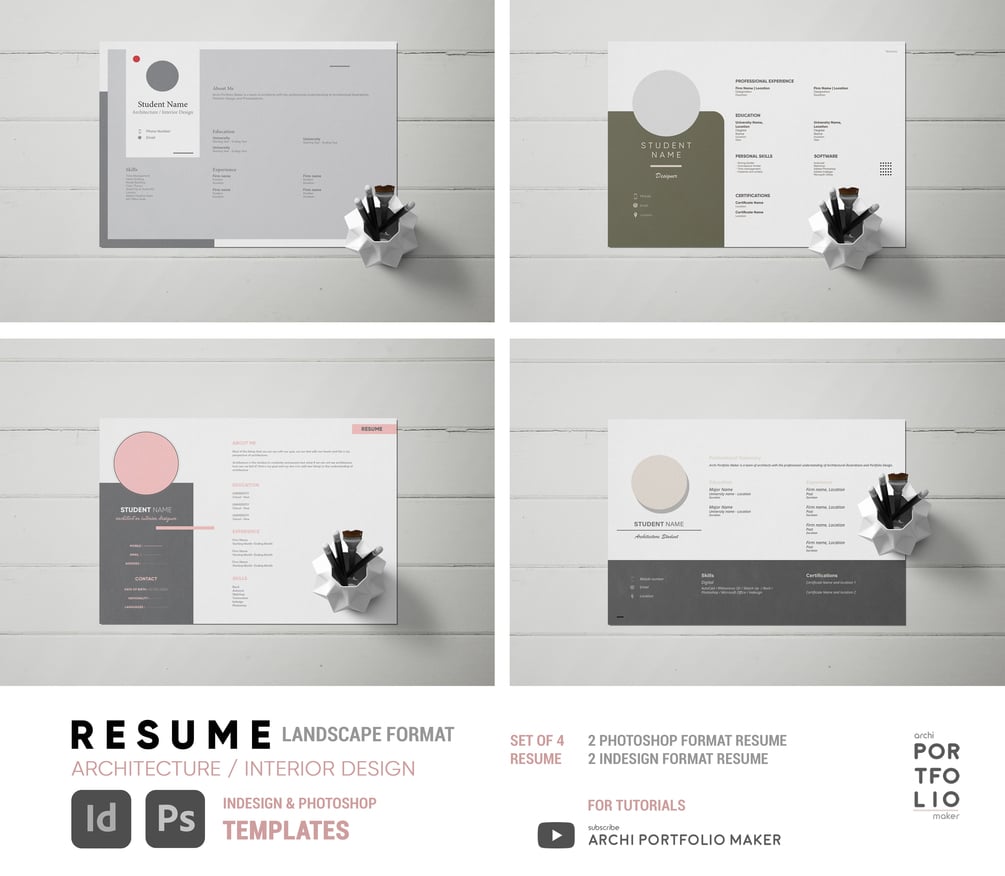 Architectural & Interior Design Presentation Board Templates