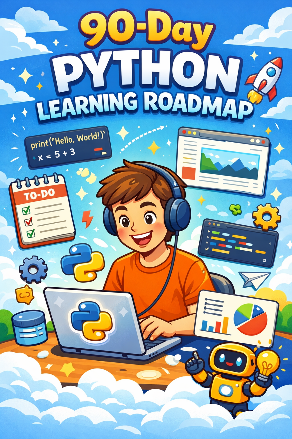 Python Learning Roadmap — 90 Days from Zero to Building Real Projects