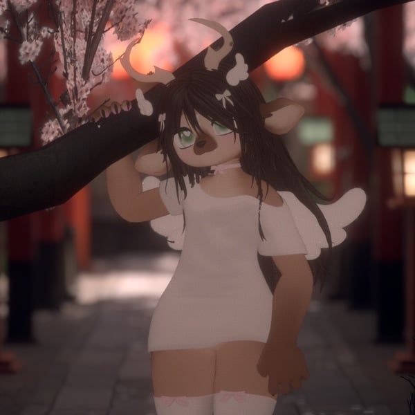 Willow the chibi furry deer girl (PC & Q)