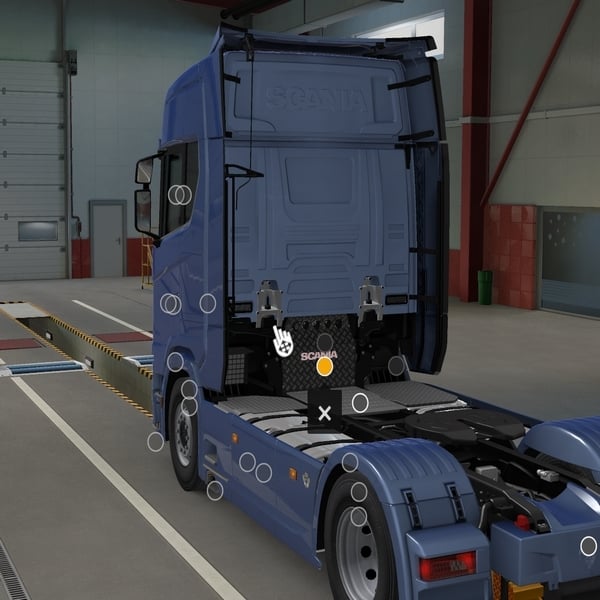 * [rear exhaust tuning part] Scania NG special airbar with lightning sign by WC007 D3SIGN