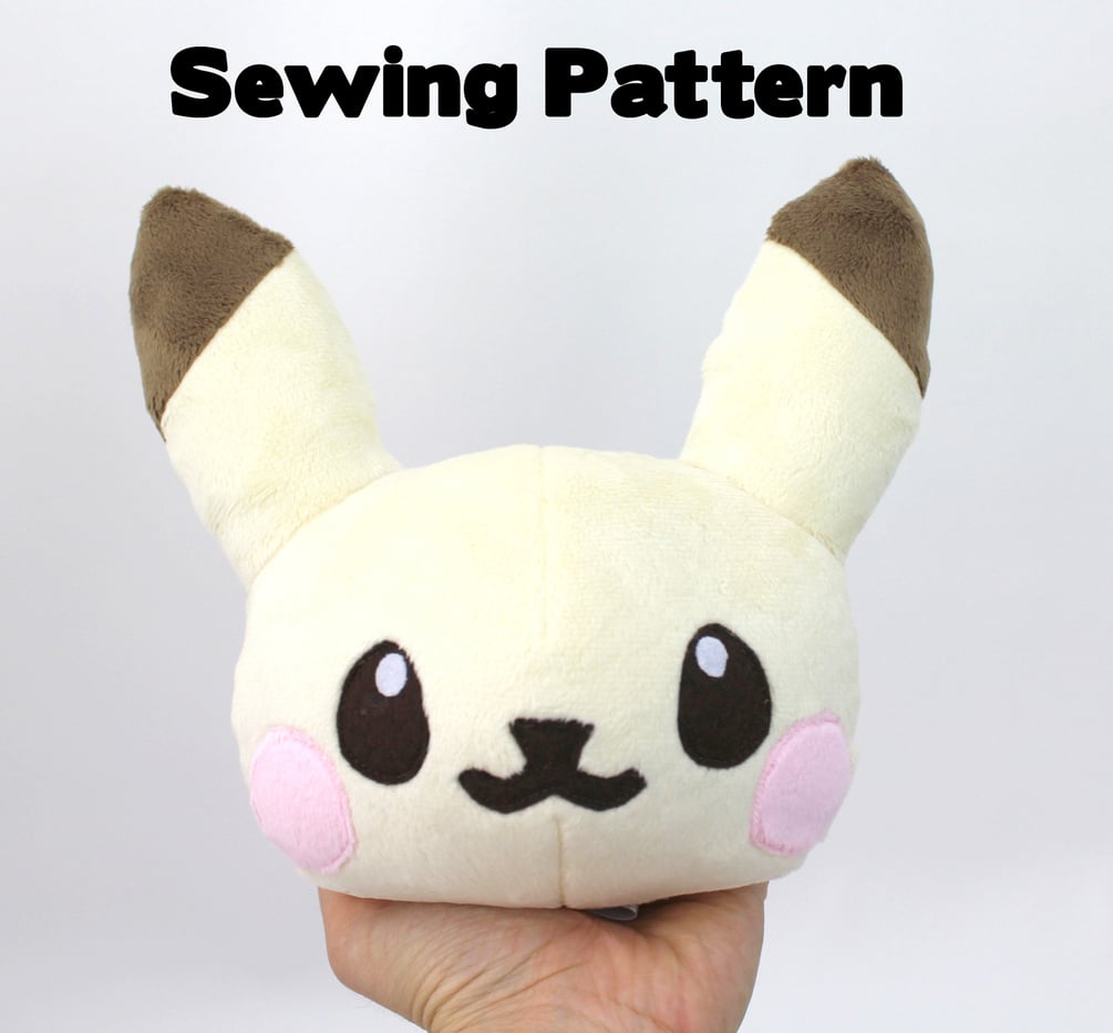 pikachu sewing pattern