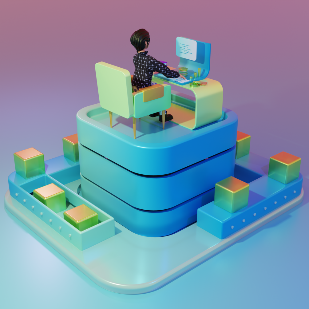 3d business illustration