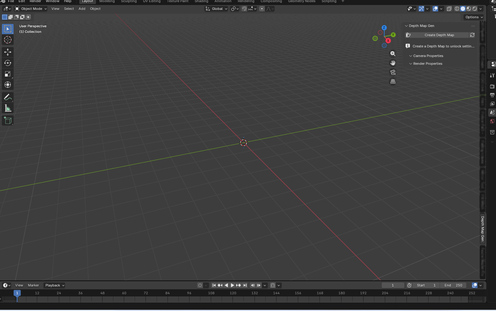 DepthMap Gen界面与效果示例