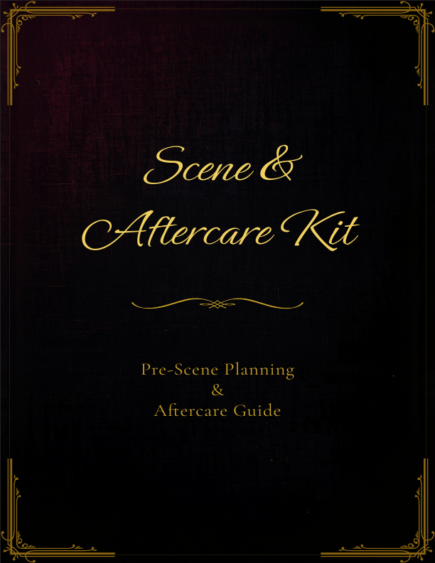 Scene and Aftercare Kit workbook cover