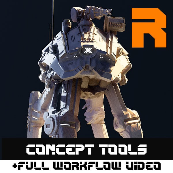 RAZUM CONCEPT TOOLS 2.0.1 +  (MECH 3D FULL WORKLFOW NOMAD SCULPT) by razum_inc