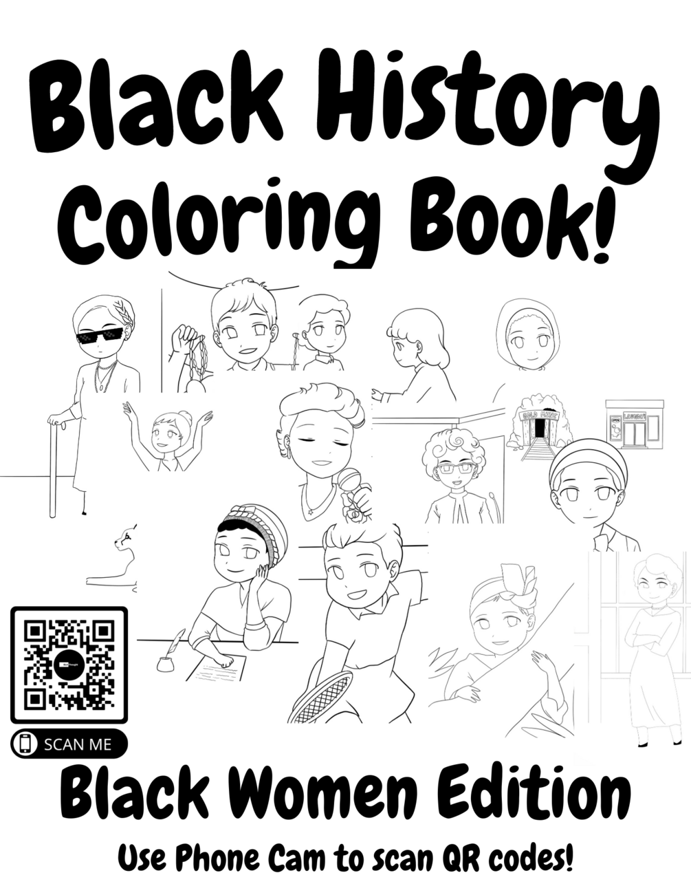 Black History Coloring Book Women's Edition!
