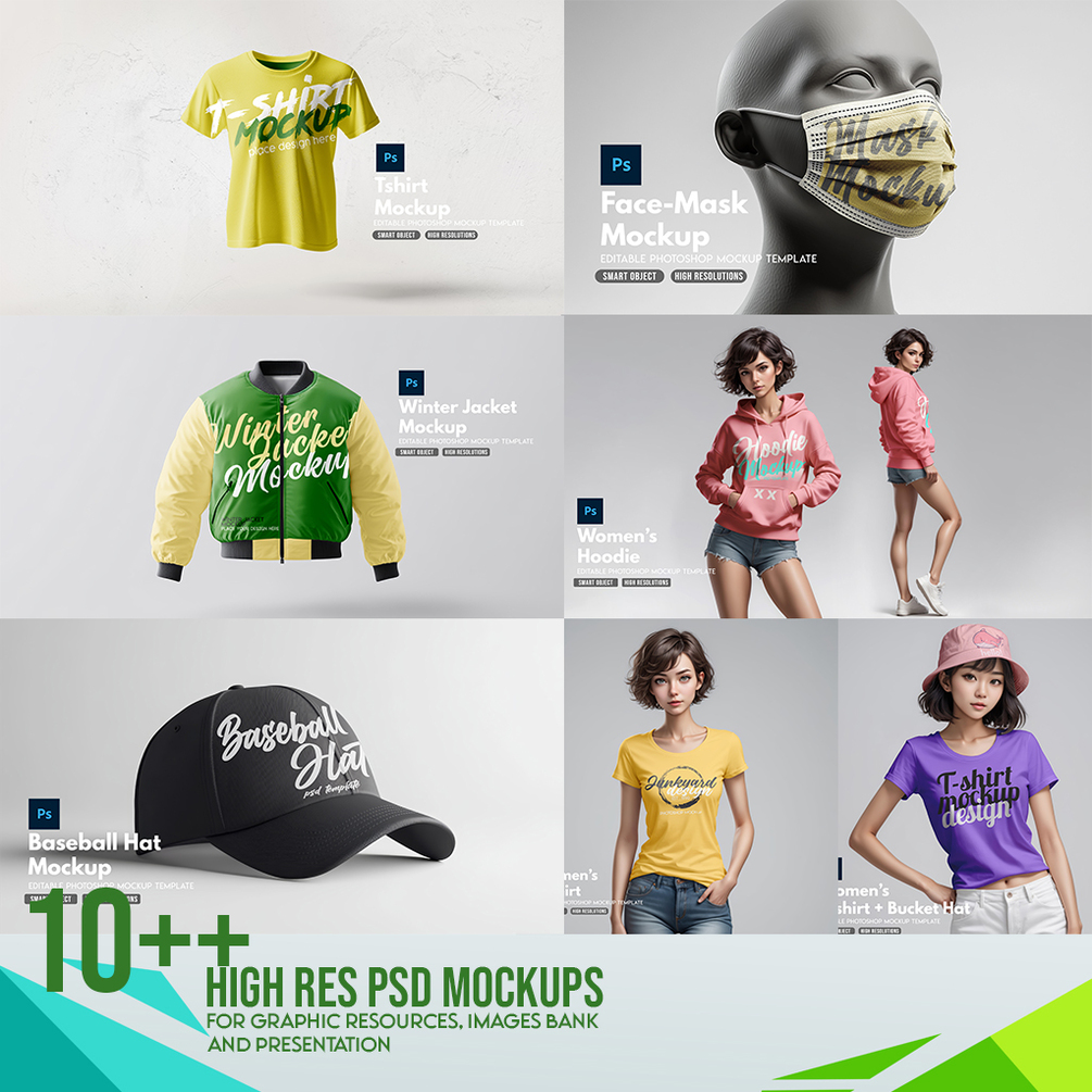 Psd editable mockups