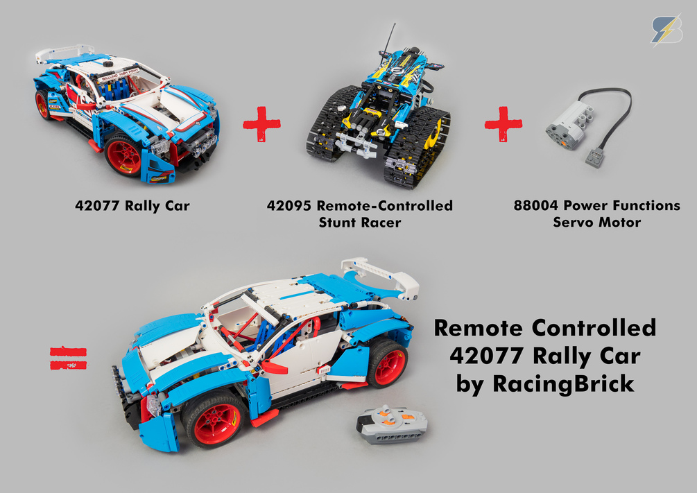 Remote controlled stunt sales racer lego