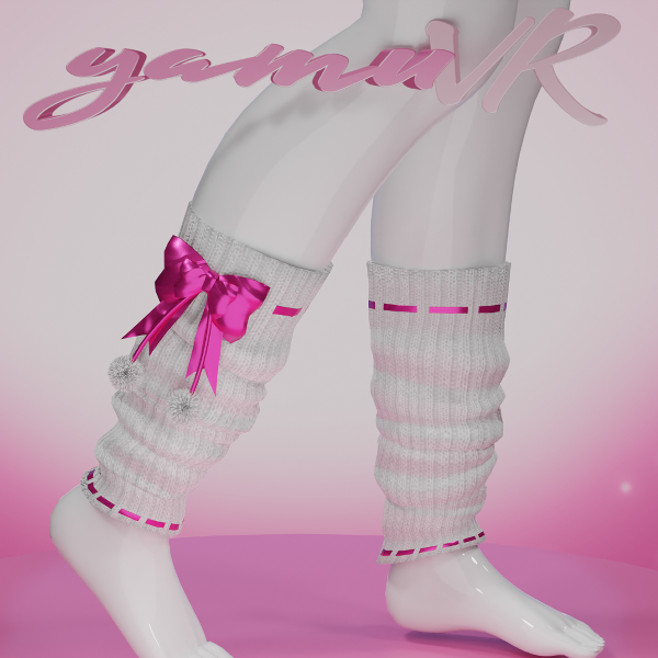  Ribbon PomPom Legwarmers [NITRO]
