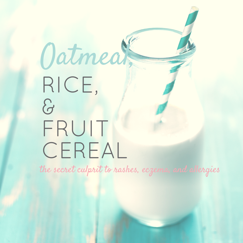 Allergies, Rice Cereal, & Formula