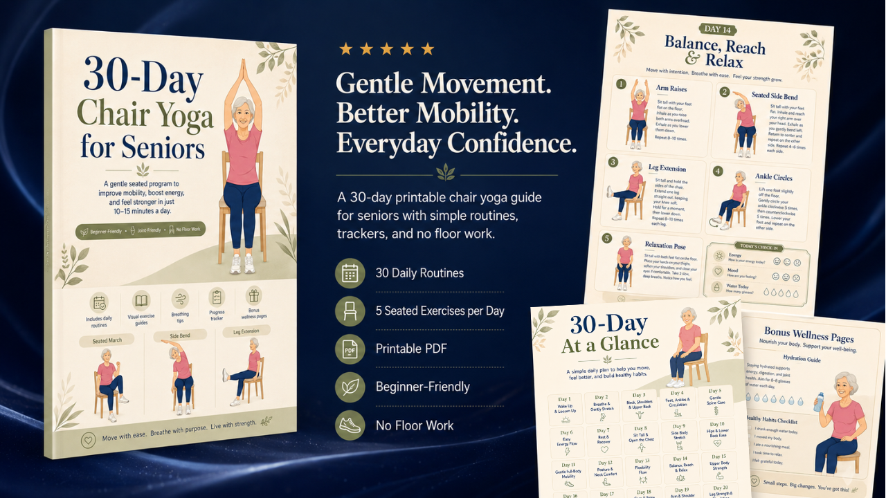 30-Day Chair Yoga for Seniors Program Guide