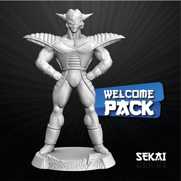 Captain Ginyu Sculpture - Sekai 3D Models - Tested and Ready for 3D printing