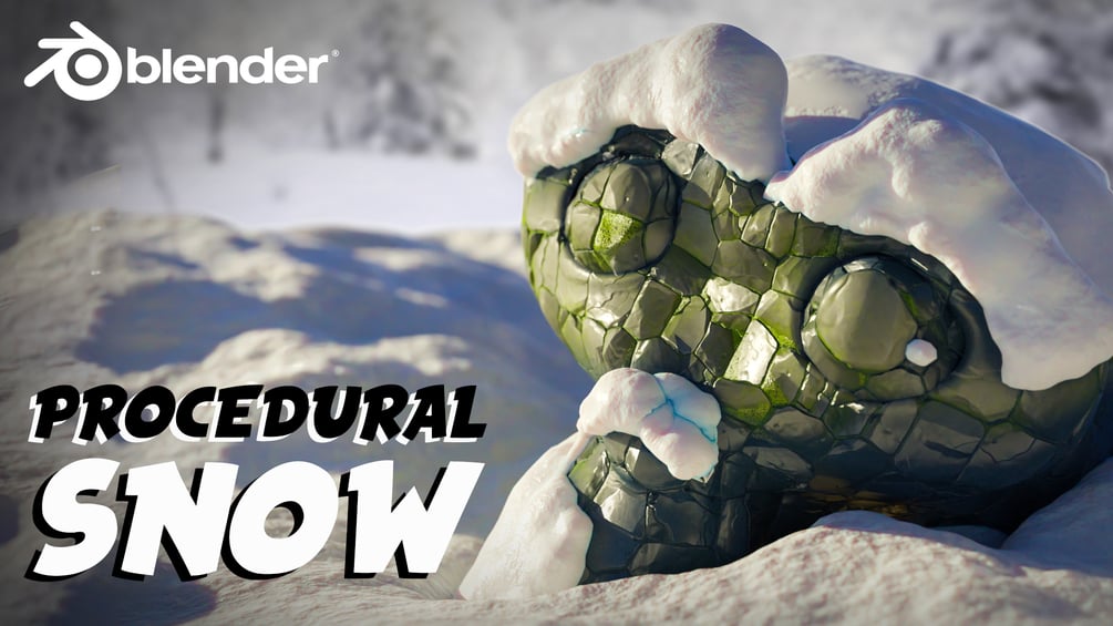 Blender - Snowify (Procedural Snow Generator)