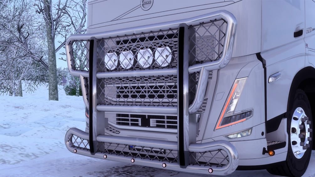 [ETS2] RST Bullbar for Sanax fh2022 volvo by Helvetin Custom Skins
